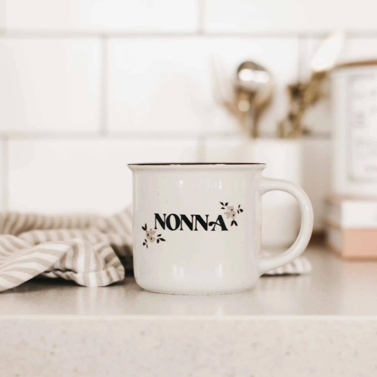Bencer & Hazelnut Ceramic Mug - Nonna