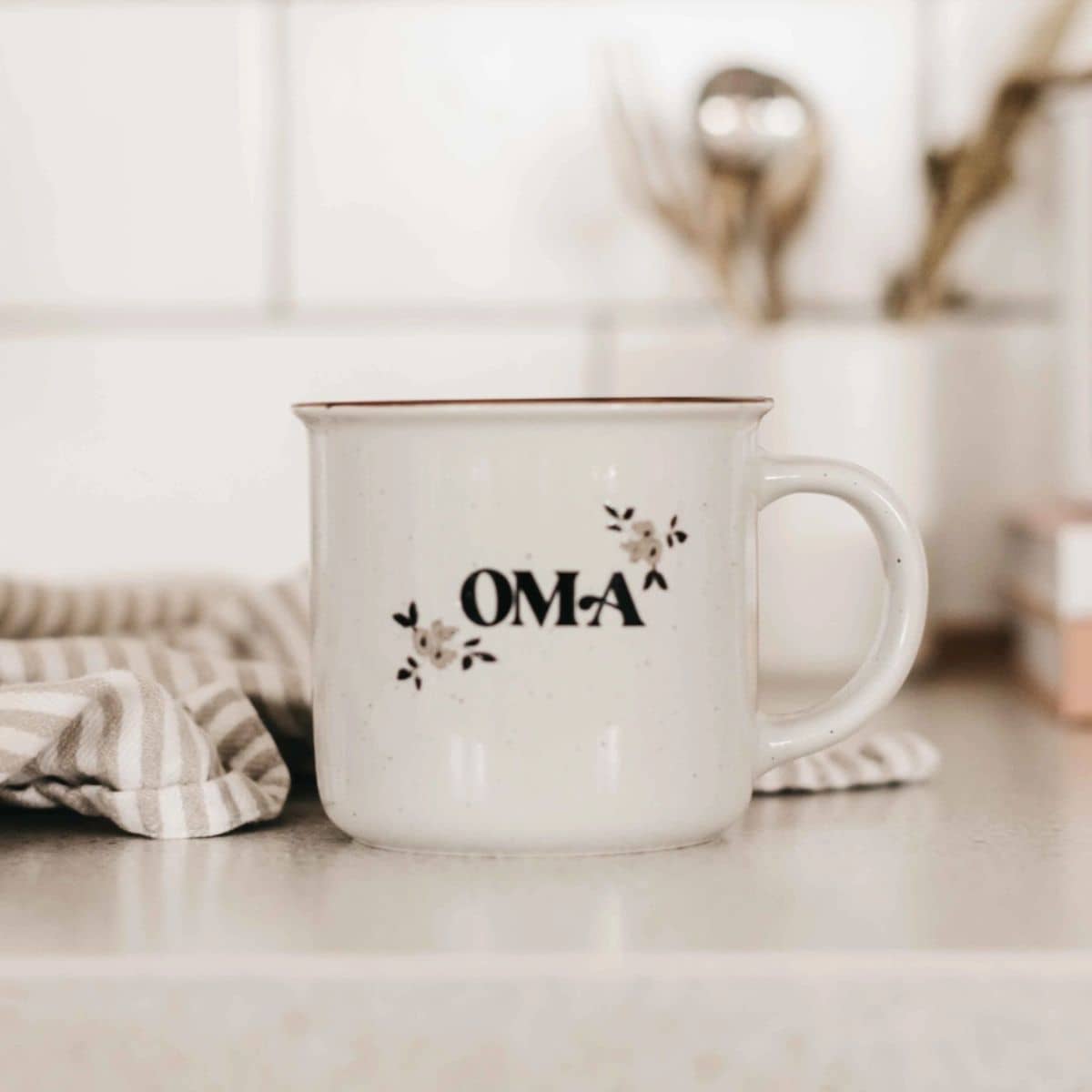 Bencer & Hazelnut Ceramic Mug - Oma