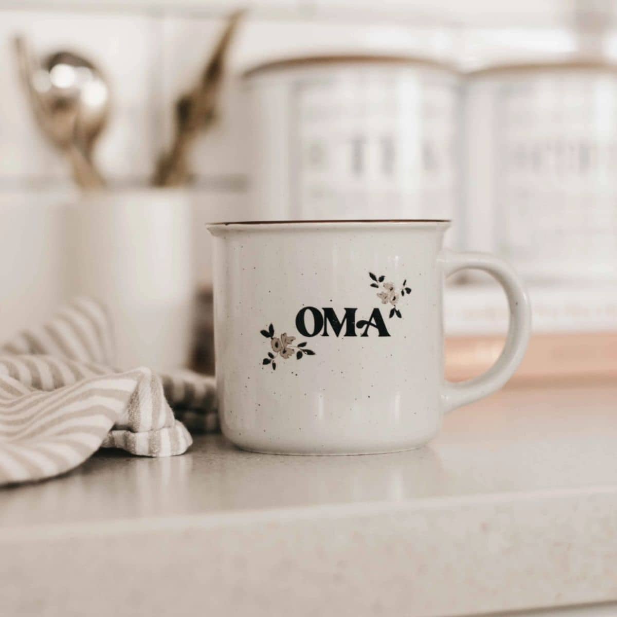 Bencer & Hazelnut Ceramic Mug - Oma