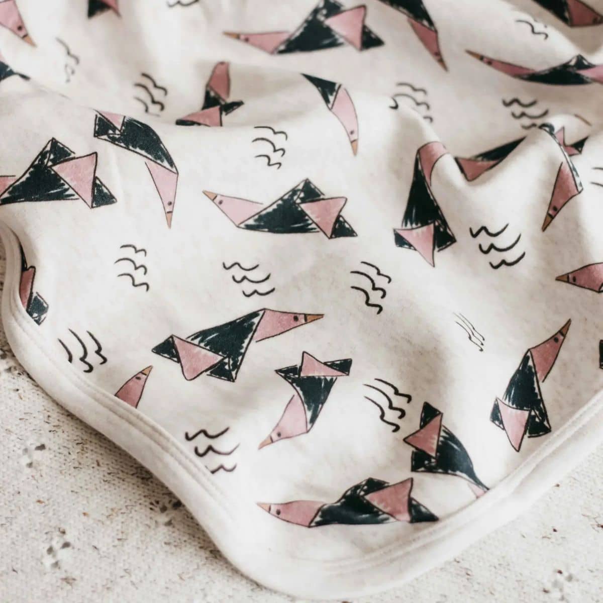Bencer & Hazelnut Jersey Swaddle - Spencer