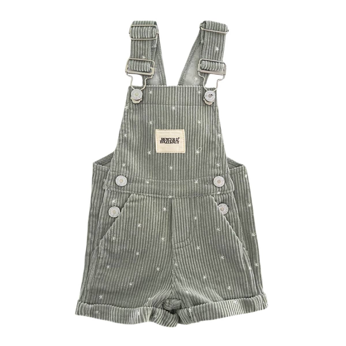 Bencer & Hazelnut Overalls - Peppermint Christmas Star 