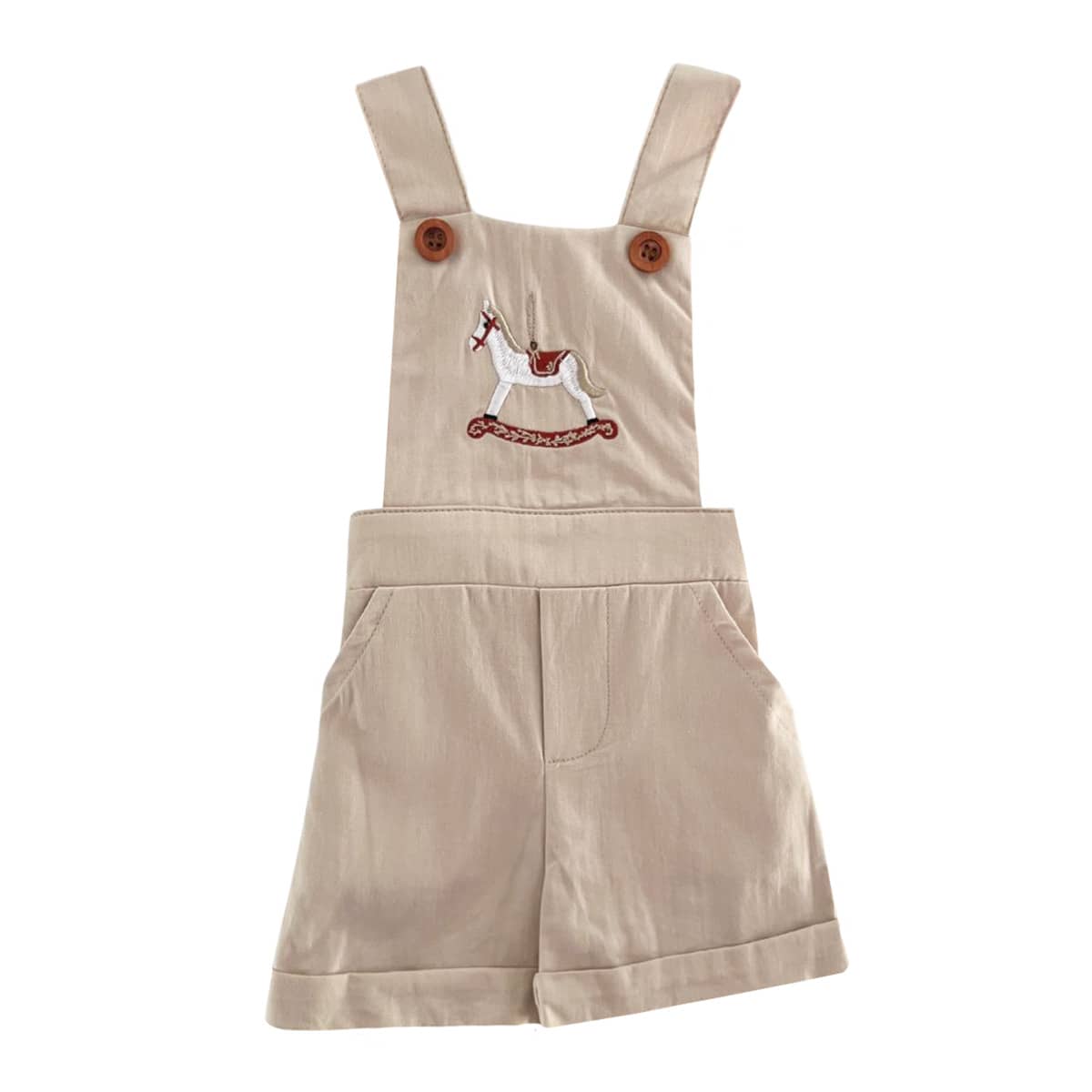 Bencer & Hazelnut Overalls - Rocking Horse