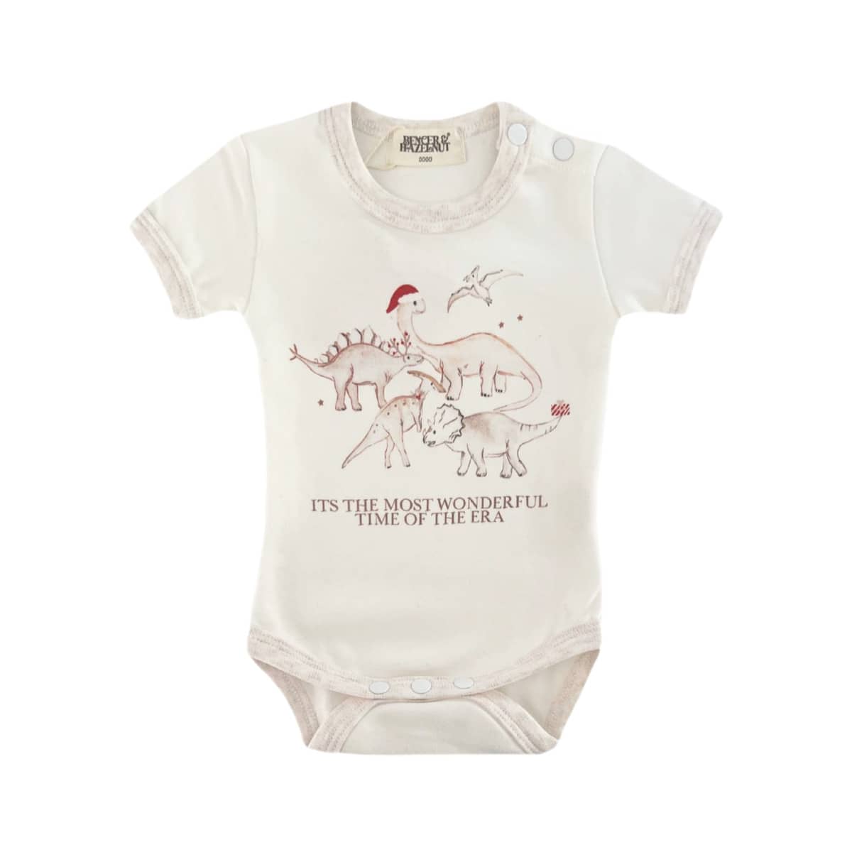 Bencer & Hazelnut Short Sleeve Bodysuit - Wonderful Time of the Era