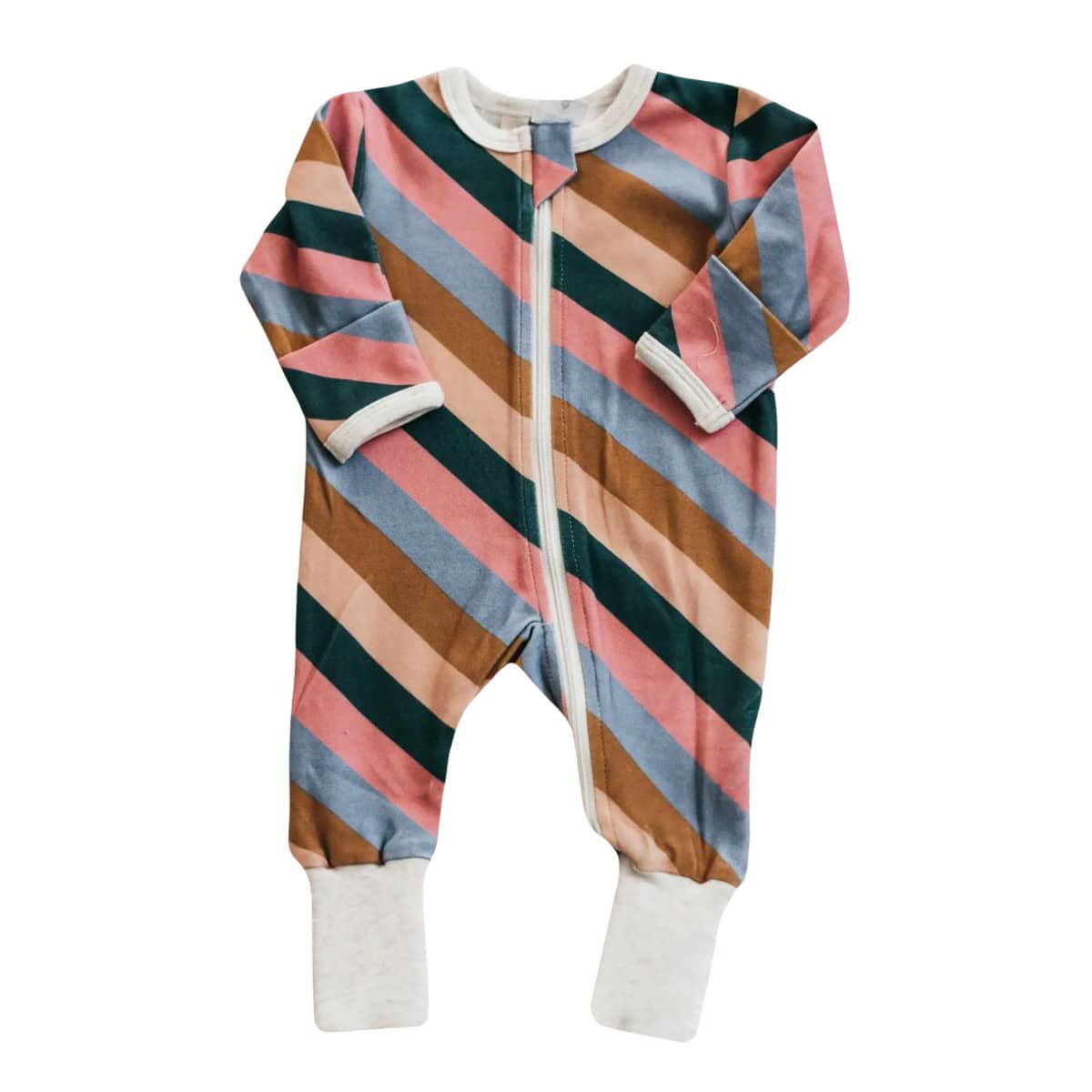Bencer & Hazelnut Zipsuit - Retro Stripe