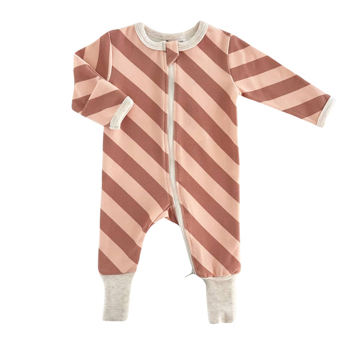 Bencer & Hazelnut Zipsuit - Sorbet Stripe