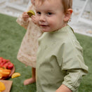 Besbubs Waterproof Food + Play Smock Bib - Palm Trees