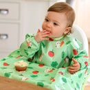 Bibetta Wipeezee XL Coverall Bib - Green Bunny and Veg
