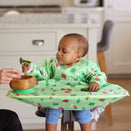Bibetta Wipeezee XL Coverall Bib - Green Bunny and Veg