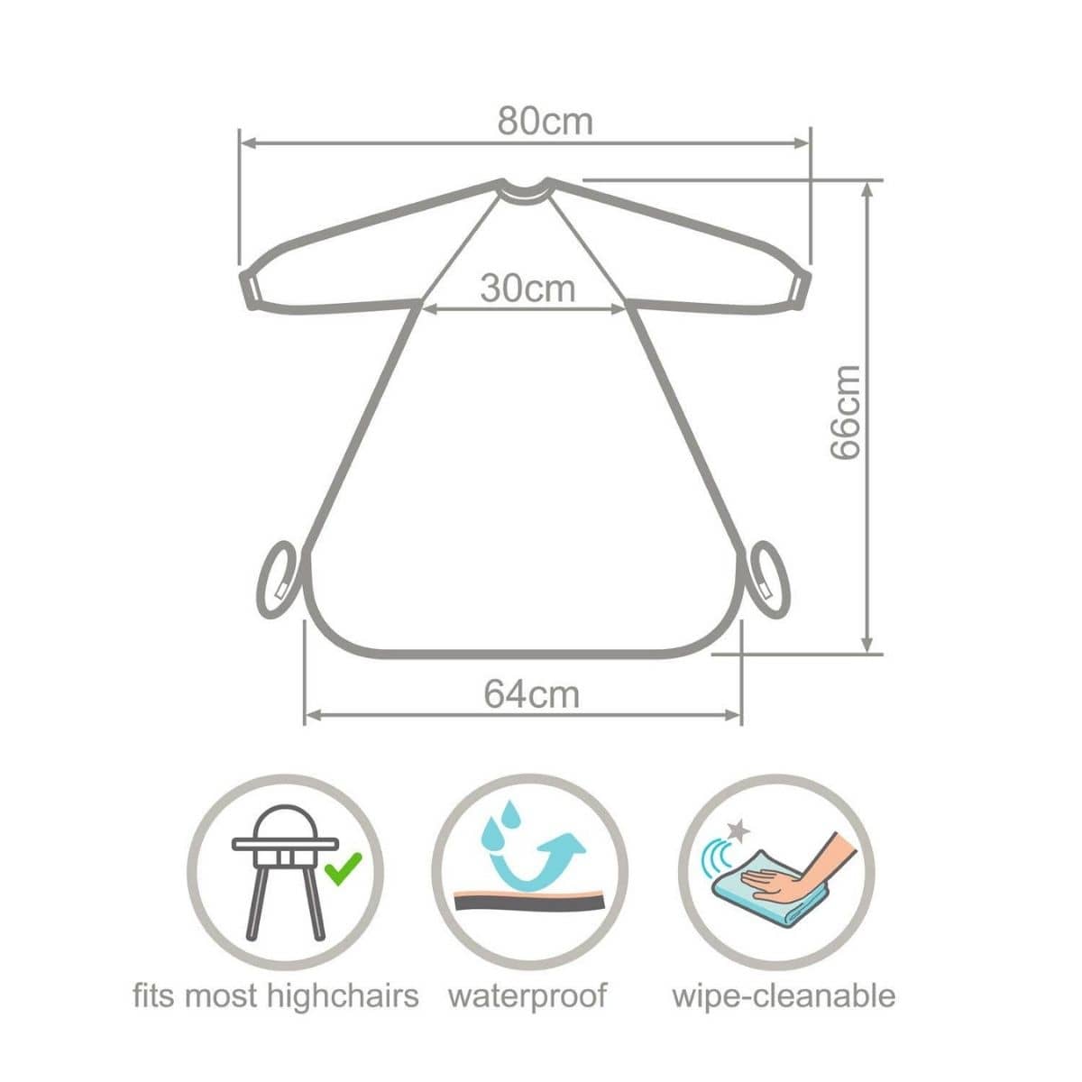 Bibetta Wipeezee XL Coverall Bib