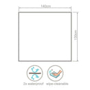 Bibetta Wipeezee XL Splash Mat - Grey Fruit