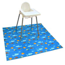Bibetta Wipeezee XL Splash Mat - Turquoise Sea Creatures
