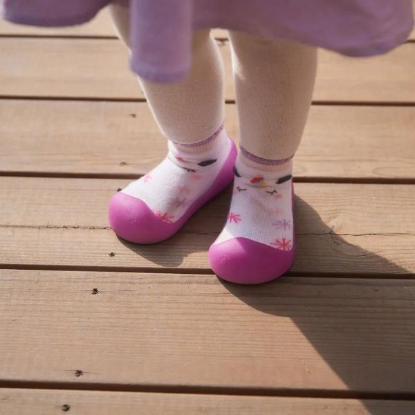 BigToes First Walker Shoes - Chameleon - Unicorn Pink