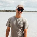 Blossom & Pear Brown Curve Brim Cap - Dad