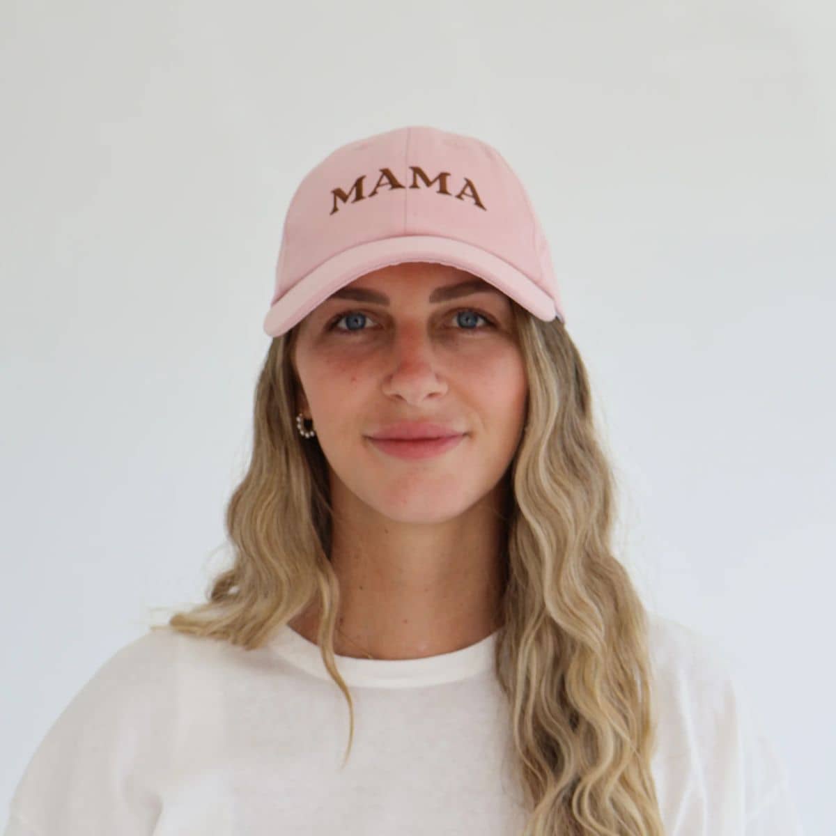 Blossom & Pear Pink Curve Brim Cap - Mama