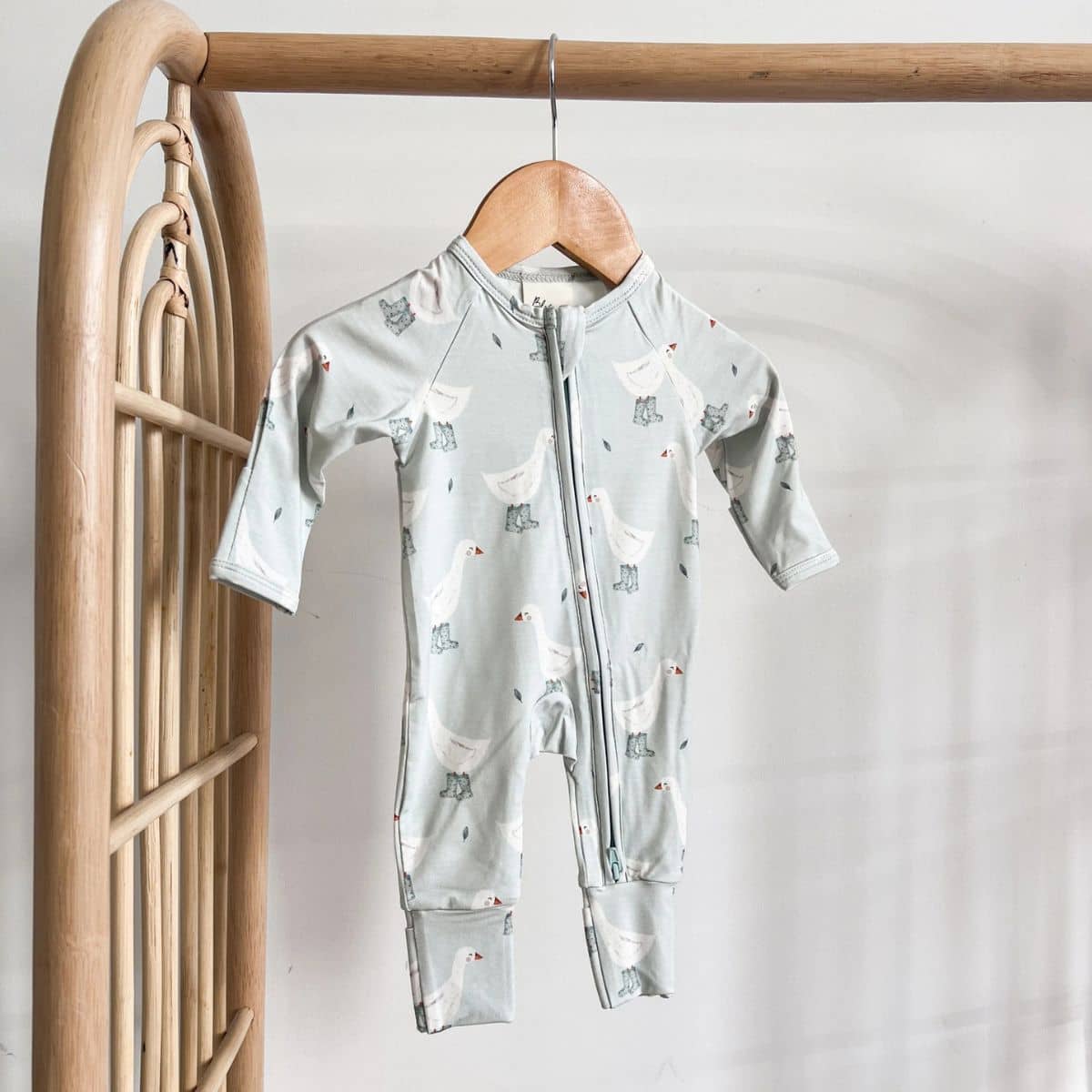 Blossom & Pear Bamboo Growsuit - Puddle Duck