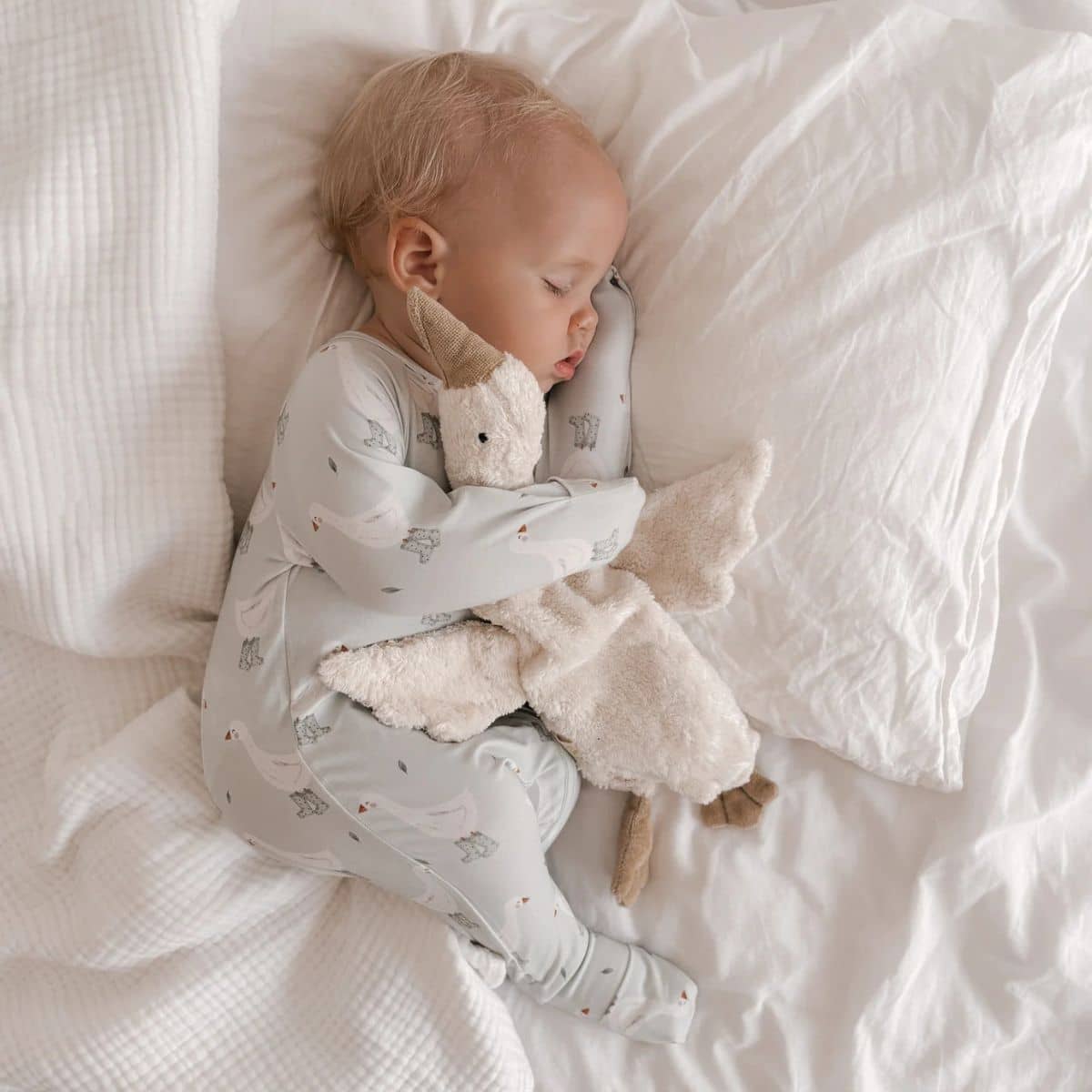 Blossom & Pear Bamboo Growsuit - Puddle Duck