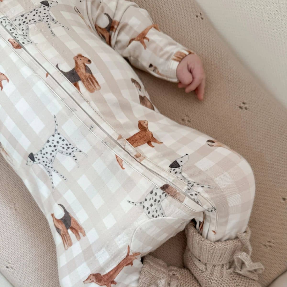 Blossom & Pear Bamboo Growsuit - Puppy Picnic