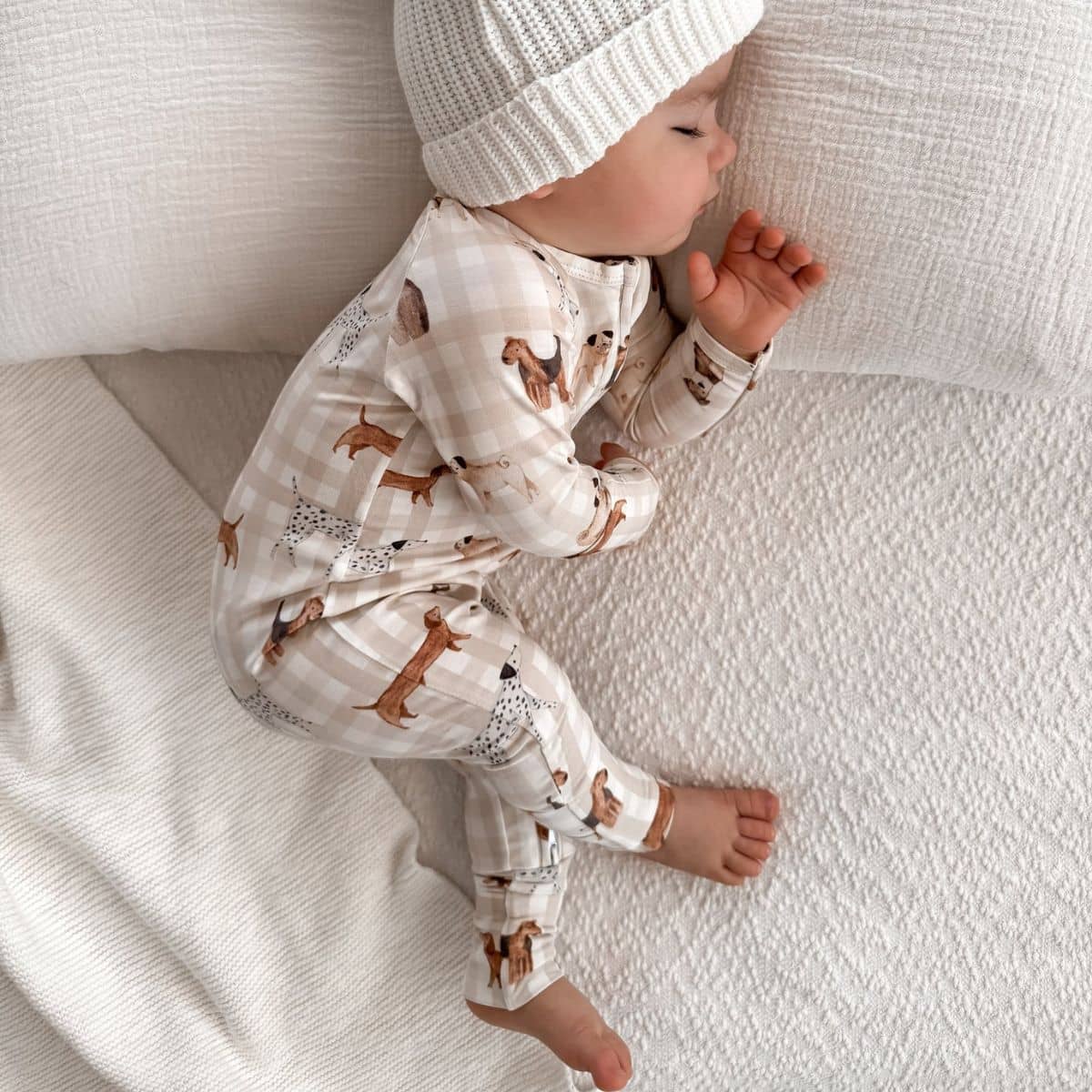 Blossom & Pear Bamboo Growsuit - Puppy Picnic
