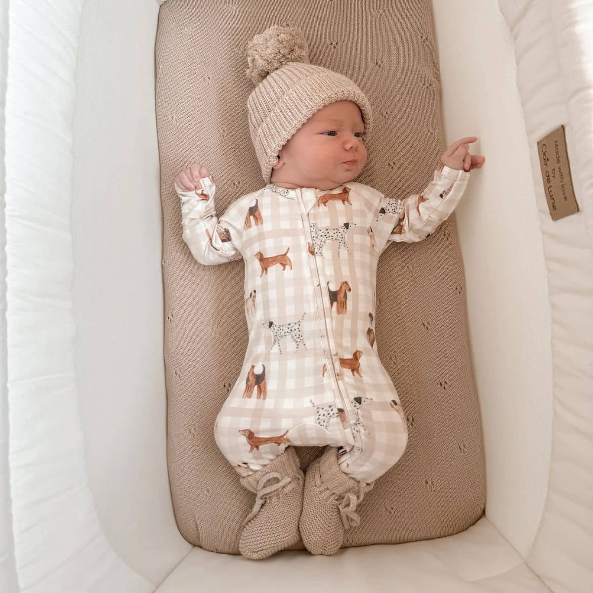 Blossom & Pear Bamboo Growsuit - Puppy Picnic