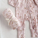 Blossom & Pear Bamboo Swaddle - Blushing Blooms