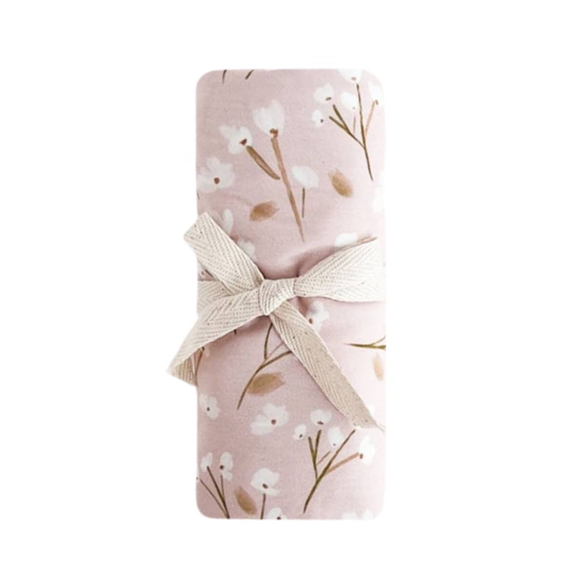 Blossom & Pear Bamboo Swaddle - Blushing Blooms