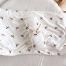 Blossom & Pear Bamboo Swaddle - Honey Bee
