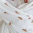 Blossom & Pear Bamboo Swaddle - Honey Bee