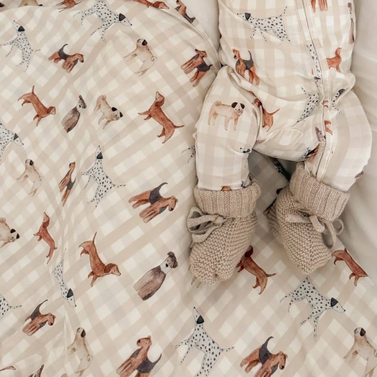 Blossom & Pear Bamboo Swaddle - Puppy Picnic