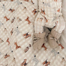Blossom & Pear Bamboo Swaddle - Puppy Picnic