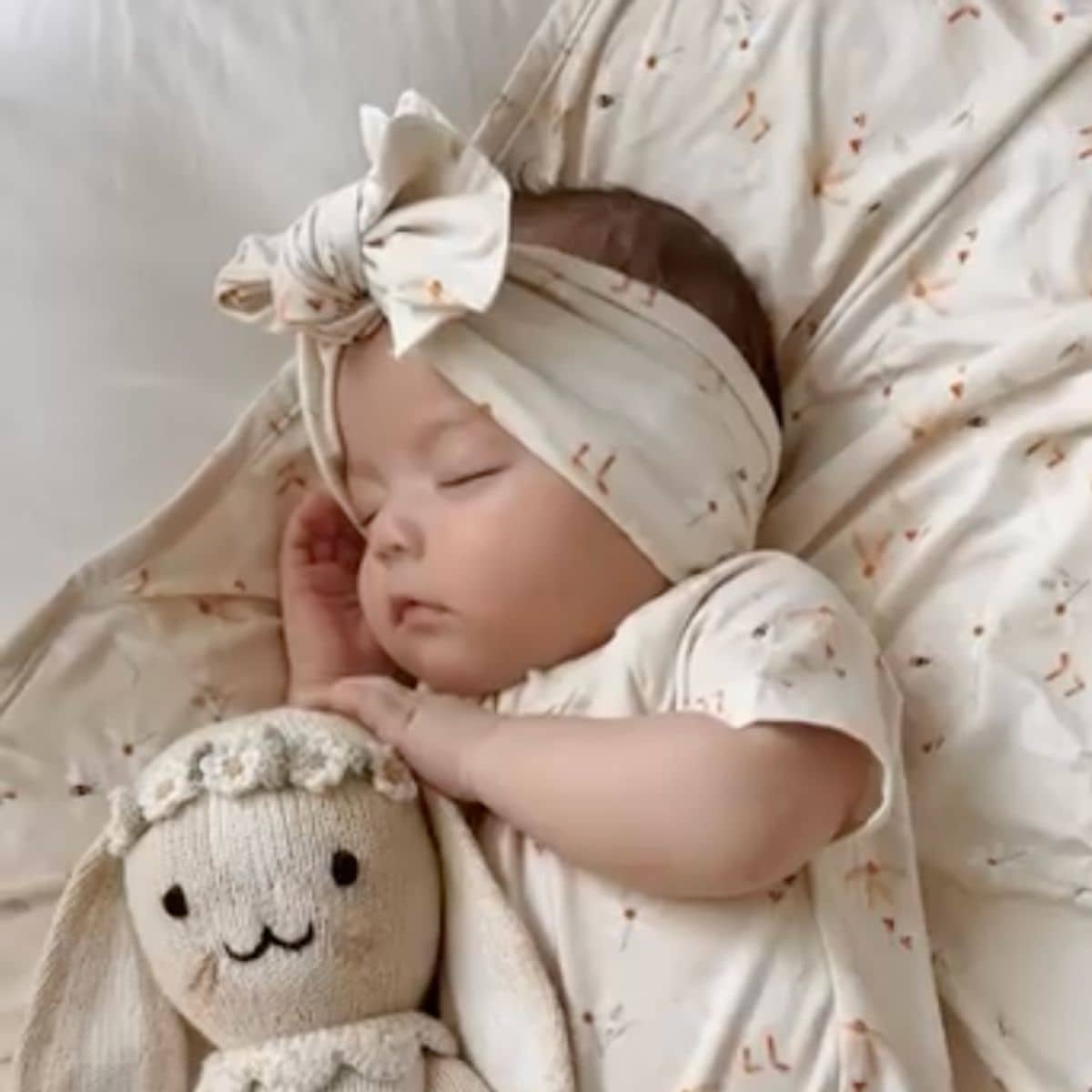 Blossom & Pear Bamboo Swaddle - Spring Meadow