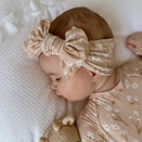 Blossom & Pear Bamboo Topknot - Blushing Blooms