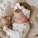 Blossom & Pear Bamboo Topknot - Honey Bee