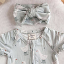 Blossom & Pear Bamboo Topknot - Puddle Duck