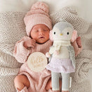 Blossom & Pear Chunky Knit Beanie - Blush
