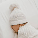 Blossom & Pear Chunky Knit Beanie - Cloud