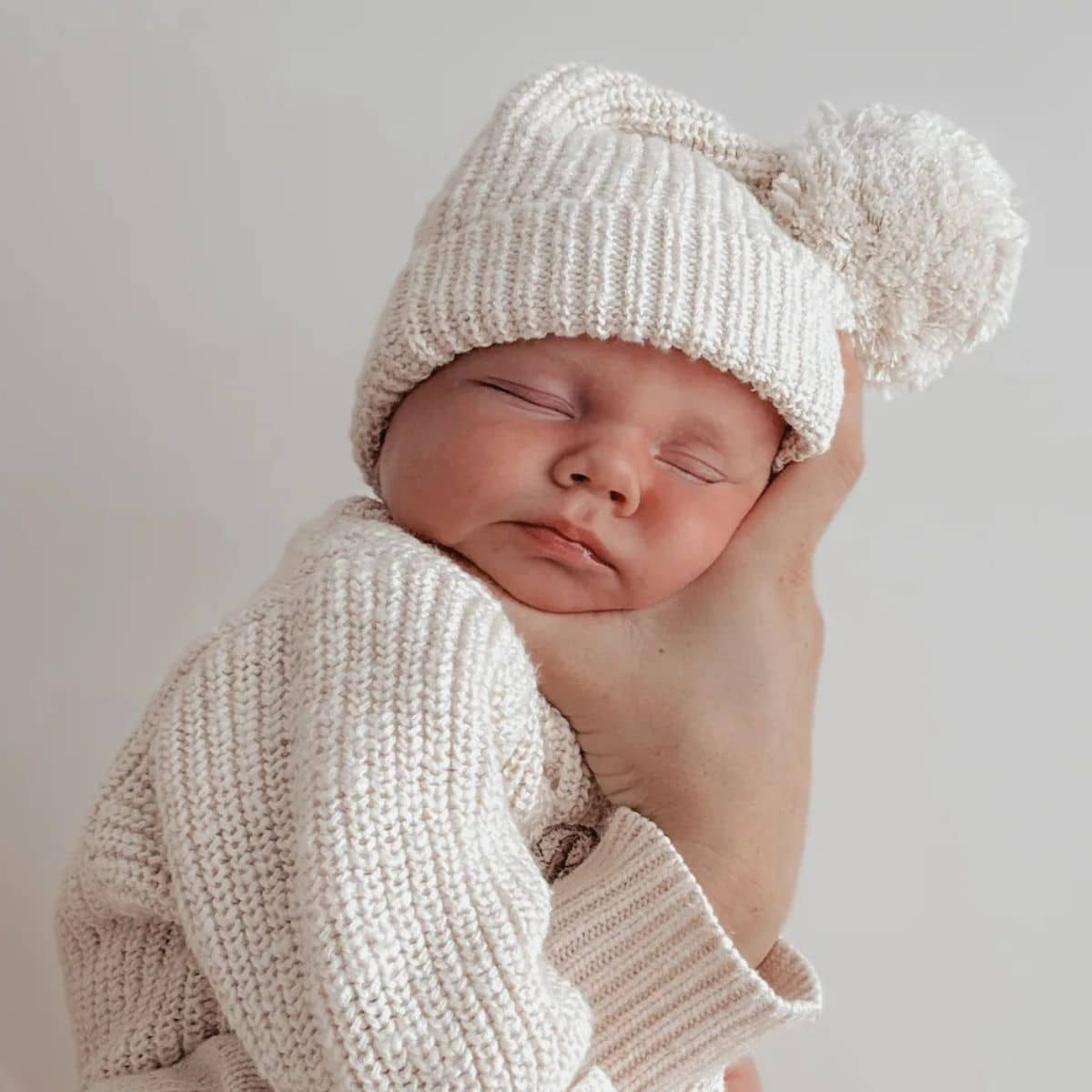 Blossom & Pear Chunky Knit Beanie - Honey