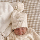 Blossom & Pear Chunky Knit Beanie - Honey