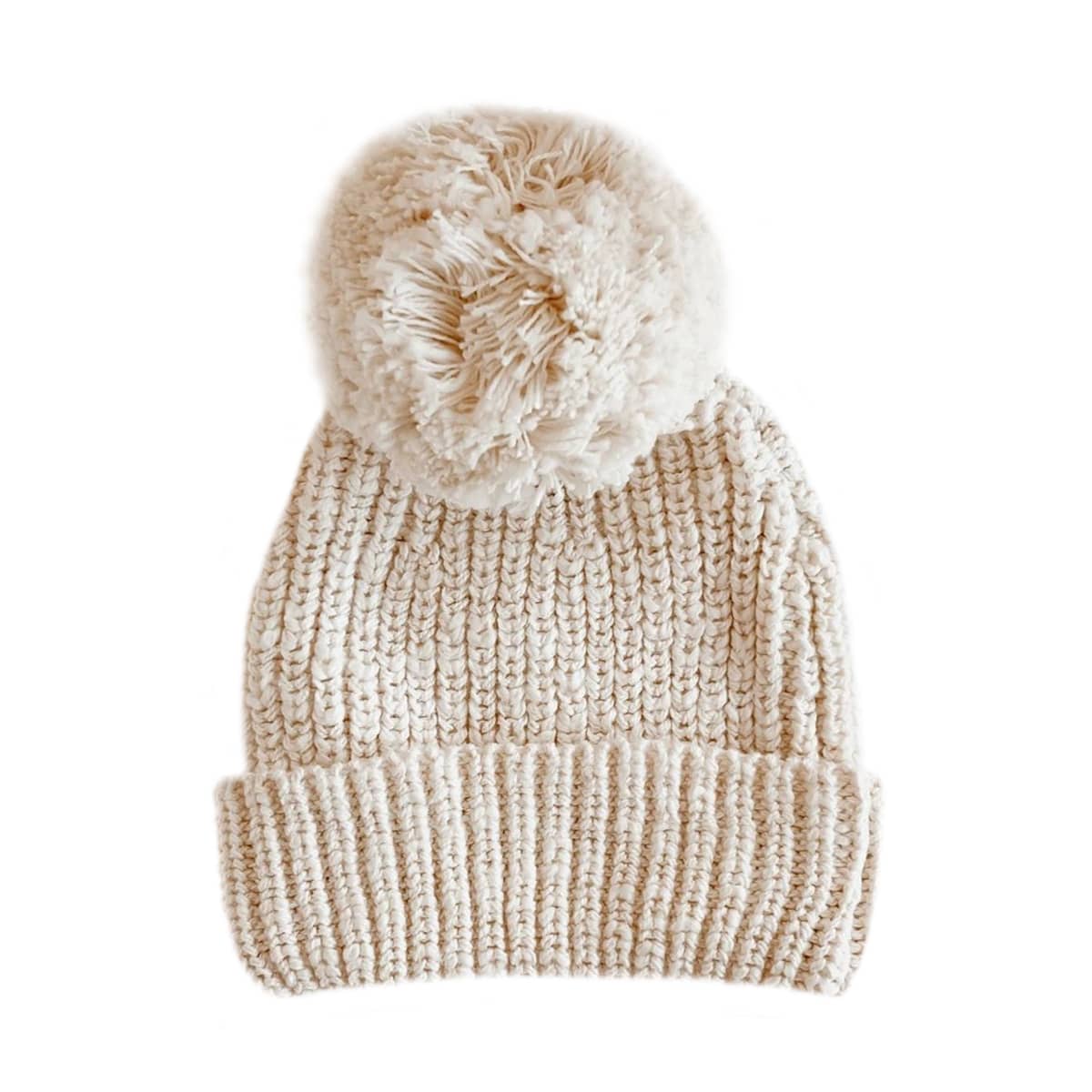 Blossom & Pear Chunky Knit Beanie - Honey