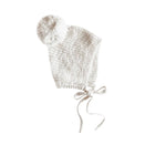 Blossom & Pear Chunky Knit Bonnet - Cloud