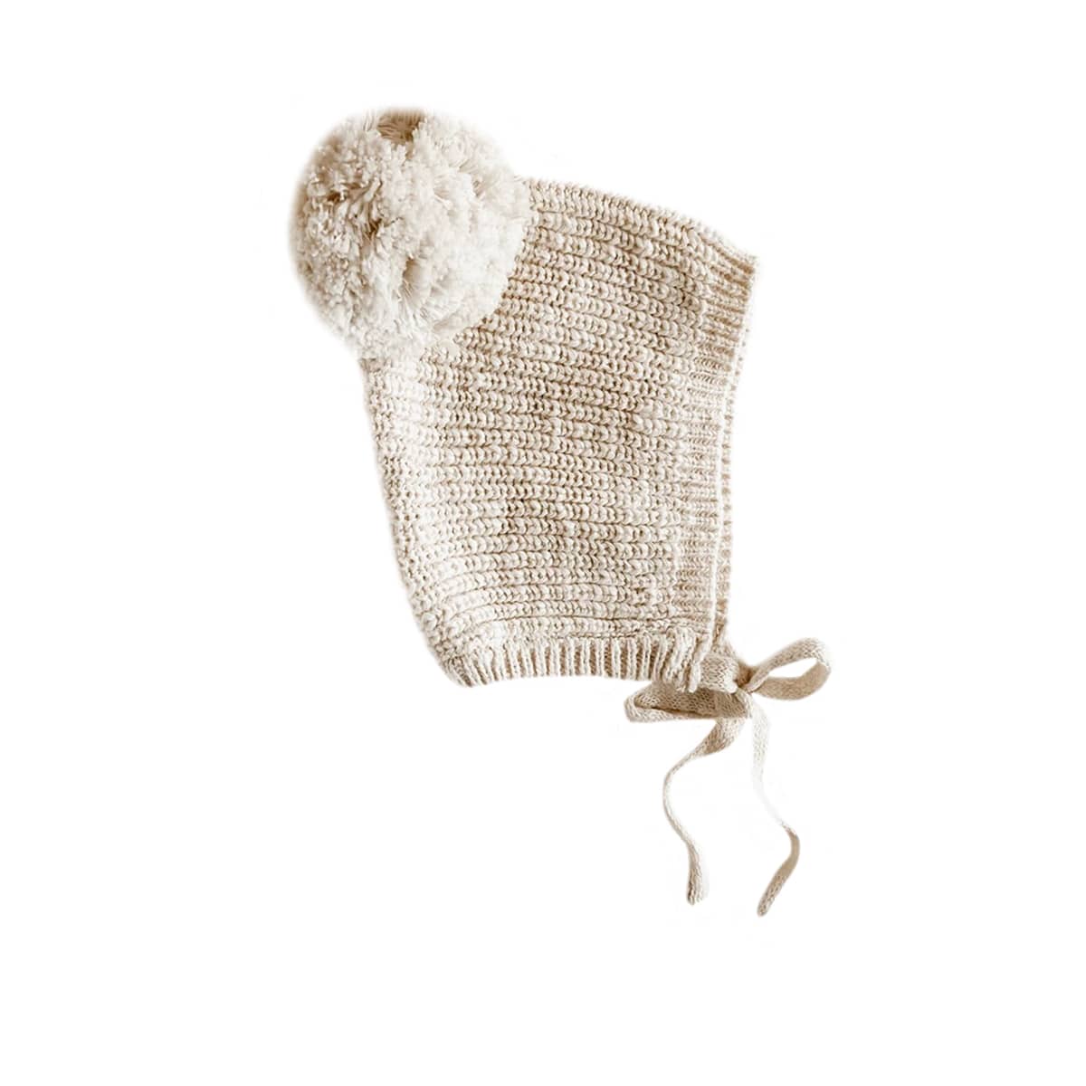 Blossom & Pear Chunky Knit Bonnet - Honey
