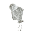 Blossom & Pear Chunky Knit Bonnet - Periwinkle Blue