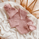 Blossom & Pear Chunky Knit Romper - Blush