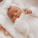 Blossom & Pear Chunky Knit Romper - Cloud