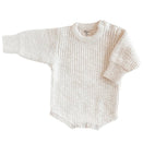 Blossom & Pear Chunky Knit Romper - Cloud