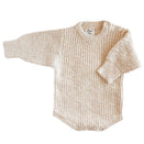 Blossom & Pear Chunky Knit Romper - Honey
