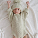 Blossom & Pear Chunky Knit Romper - Pear