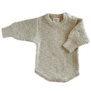 Blossom & Pear Chunky Knit Romper - Pear