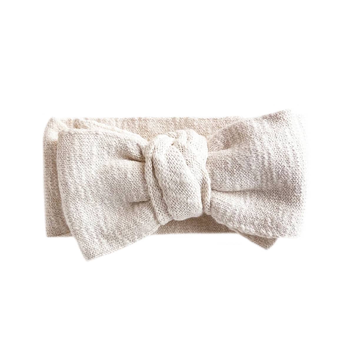 Blossom & Pear Chunky Knit Topknot - Honey