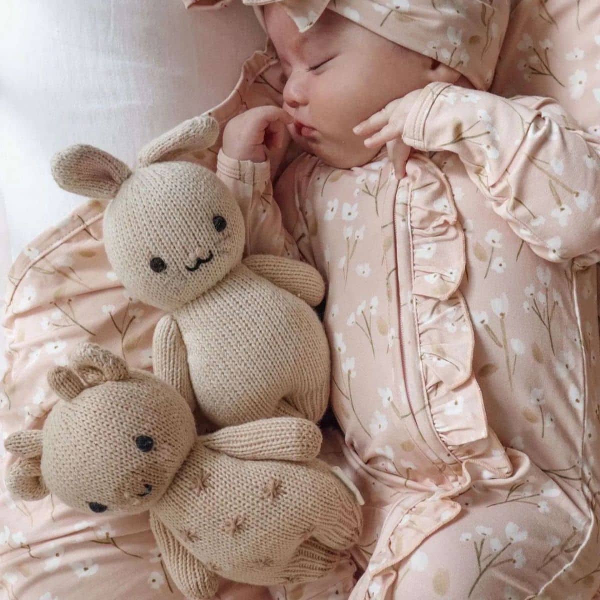 Blossom & Pear Cotton Growsuit - Blushing Blooms
