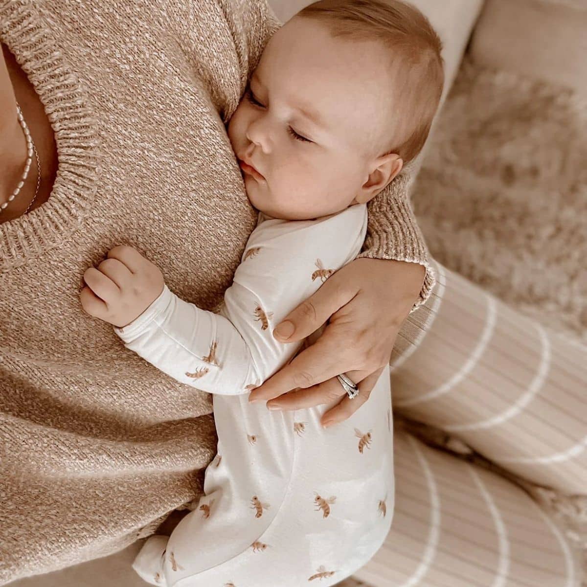 Blossom & Pear Cotton Growsuit - Honey Bee